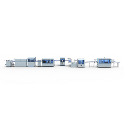 JG-LDX320 Fully Automatic High-speed Wine Box Production Line For Top-opening Lid Type