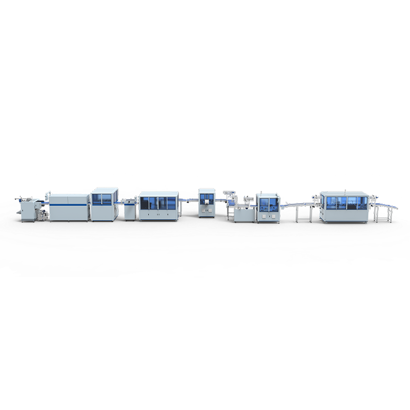 JG-LDX320 Fully Automatic High-speed Wine Box Production Line For Top-opening Lid Type